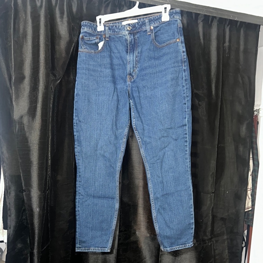 Abercrombie & Fitch Blue Ankle Jeans